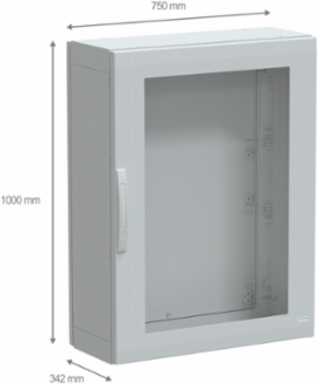 Floor Standing Polyester Enclosure 1000x750x320mm IP65 IK08