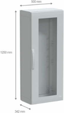 PanelSeT PLA Floor Standing Enclosure 1250x500x320mm IP65 IK08