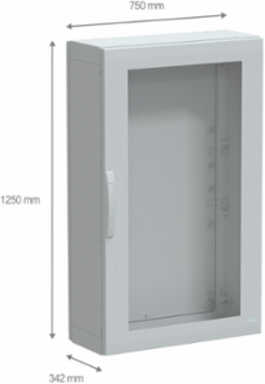 Floor Standing Polyester Enclosure, 1250x750x320mm, IP65, IK08