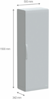 Floor Standing Polyester Enclosure 1500x500x320mm IP65 IK10