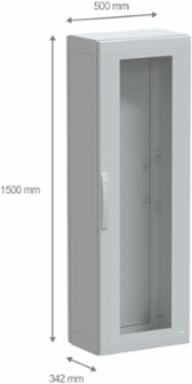 Floor Standing Polyester Enclosure 1500x500x320mm IP65 IK08