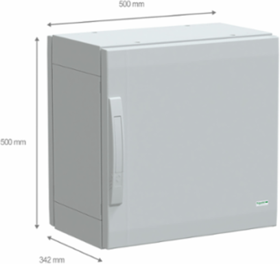 Floor Standing Polyester Enclosure 500x500x320mm IP65 IK10