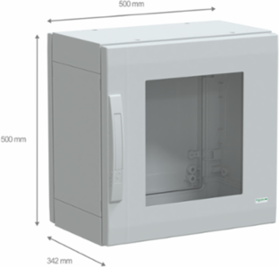 Floor Standing Polyester Enclosure, 500x500x320mm, IP65, IK08
