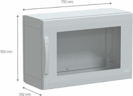 Floor Standing Polyester Enclosure, 500x750x320 mm, IP65, IK08