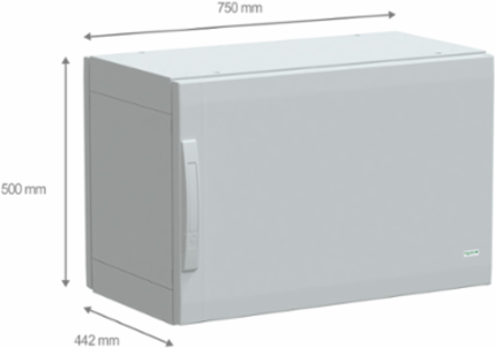 Thalassa PLA Floor Standing Polyester Enclosure 500x750x420mm IP65 IK10