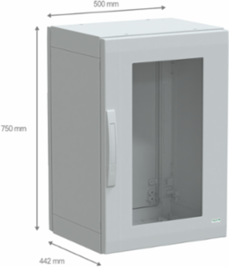 PanelSeT PLA Polyester Enclosure, 750x500x420mm, IP65, IK08