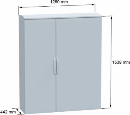 PanelSeT PLA Polyester Enclosure 1500x1250x420mm IP44 IK10