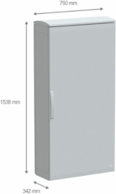 Floor Standing Polyester Enclosure, 1500x750x320mm, IP44, IK10