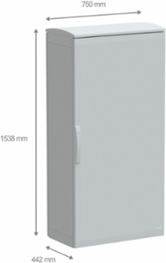 PanelSeT Polyester Enclosure 1500x750x420mm, IP44, IK10