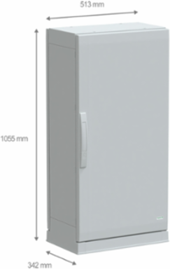 Floor Standing Polyester Enclosure 1000x500x320mm IP54 IK10
