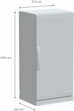Floor Standing Polyester Enclosure 1000x500x420 mm, IP54, IK10