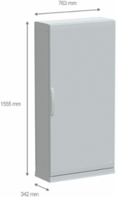 Floor Standing Polyester Enclosure, 1500x750x320mm, IP54, IK10