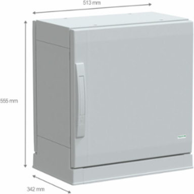 Floor Standing Polyester Enclosure 500x500x320mm IP54 IK10
