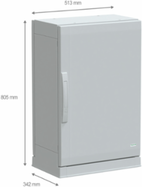 Floor Standing Polyester Enclosure 750x500x320mm IP54 IK10