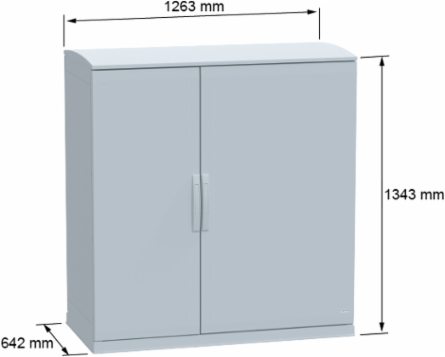 PanelSeT PLA Polyester Enclosure 1250x1250x620mm IP44 IK10