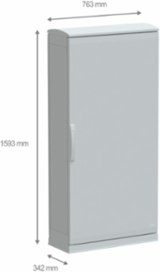 Floor Standing Polyester Enclosure 1500x750x320mm, IP44, IK10