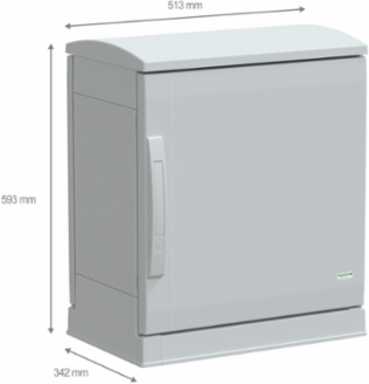 Floor Standing Polyester Enclosure 500x500x320mm IP44 IK10