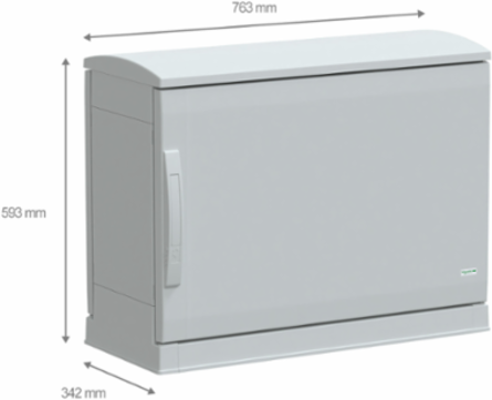 PanelSeT Polyester Enclosure 500x750x320mm IP44 IK10