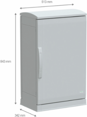 PanelSeT PLA Polyester Enclosure, 750x500x320mm, IP44, IK10