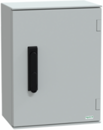 Wall Mounted Polyester Enclosure, 430x330x200mm, IP66, IK10, Gray RAL 7035