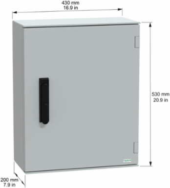 Thalassa PLM Wall Mounted Polyester Enclosure 530x430x200mm IP66 IK10