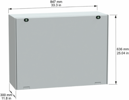 Thalassa PLM Landscape Enclosure IP66 847mm x 636mm x 300mm
