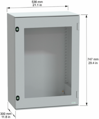 Thalassa PLM Wall Mounted Polyester Enclosure 747x536x300mm IP66 IK08