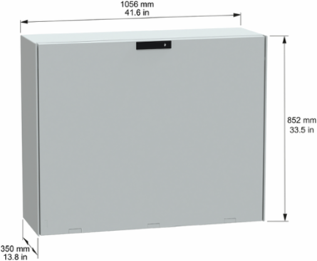 Thalassa PLM Landscape Compact Enclosure IP66 852x1056x350mm