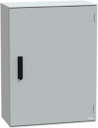 Wall Mounted Polyester Enclosure, 847x636x300mm, IP66, IK10, Gray RAL 7035