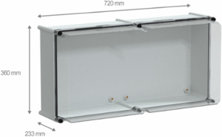 PanelSeT PLS Insulating Modular Box, 36 x 72 x 23 cm, IP66, IK09