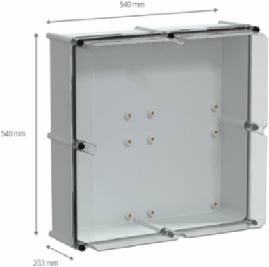 PLS Box Insulating Modular 54x54x23 Cm, IP66, IK09, NEMA 4X