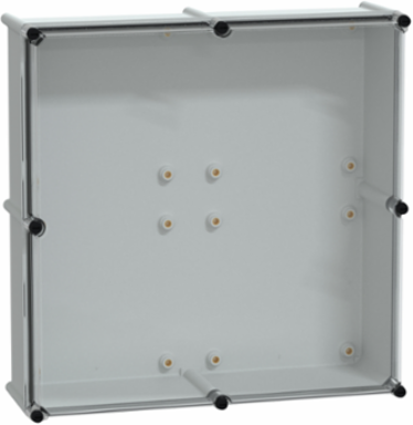 Insulating Modular Box IP66 54x54x18cm, Wall Mounted, Grey RAL 7035