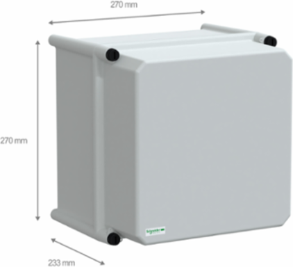 PanelSeT PLS Insulating Modular Box, 27x27x23 cm, IP66, IK09