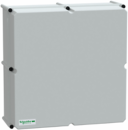 PLS box, polyester rear, opaque PC cover IP66 54x54x18cm
