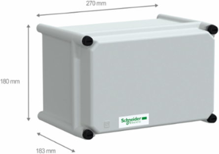 PanelSeT PLS Enclosure IP66 180x270x180mm, Grey RAL 7035