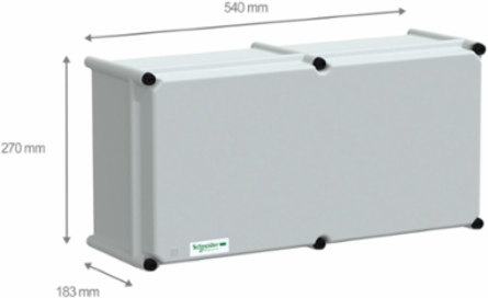 Thalassa PLS Insulating Modular Box 27x54x18 cm, IP66, IK09