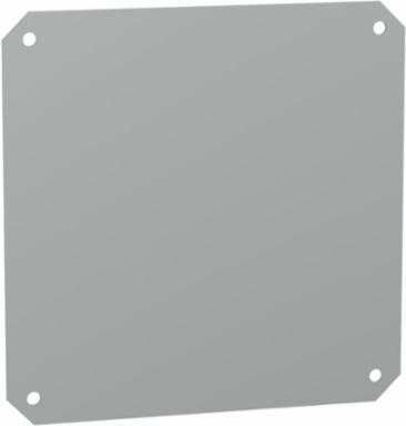 Metallic Mounting Plate 27x27cm, Galvanised Steel, 150 Kg Load