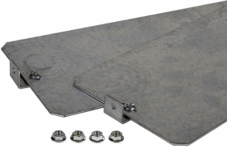 Mounting Plate Galvanised Steel 150mm x 750mm for Thalassa Enclosures