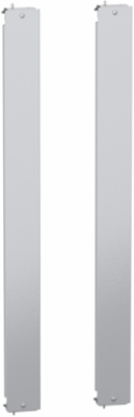 Metal Side Plates for 19 Inch Rack - 1200 x 800 mm, Steel, Gray RAL 7035