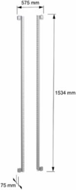 Fixed 19 Inch Rack, 1800 mm Height, 400 kg Load Capacity