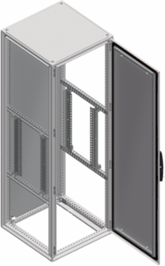 19 Inch Fixed Rack 8U 400 mm Steel with Zinc Coated Finish