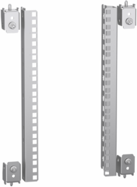 19 Inch Fixed Rack 8U 400 mm Steel with Zinc Coated Finish