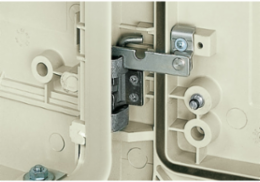 Door Retainer for PLA, PLAZ, PLAT - 110 Degree Opening, Galvanised Steel