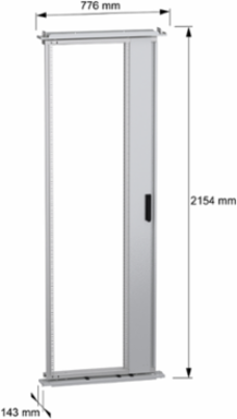 Spacial SF 19 Inch Swing Rack 2200x800 mm 45 Modules