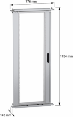 Spacial SF/SM 19 Inch Swing Rack 1800x800 mm 36 Modules
