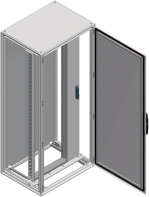 19 Inch Swing Rack 2000x800 mm, 40 Modules, Zinc Coated, Max Load 3.75 kg