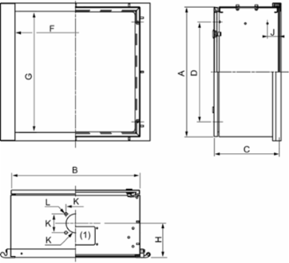 Spacial S3CM Control Enclosure 300x300x200 mm, IP54 IK10, Steel