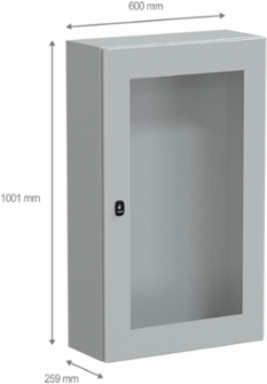 PanelSeT S3D Steel Enclosure 1000x600x250mm IP66 IK08