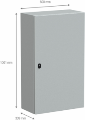 Wall Mounted Steel Enclosure 1000x600x300mm, IP66, IK10