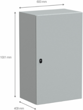 PanelSeT S3D 1000x600x400mm Steel Enclosure, IP66, IK10